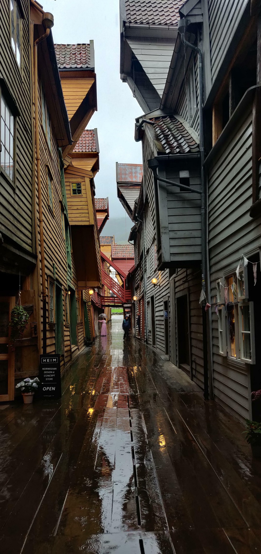 Wooden Houses In Bergen, Norway