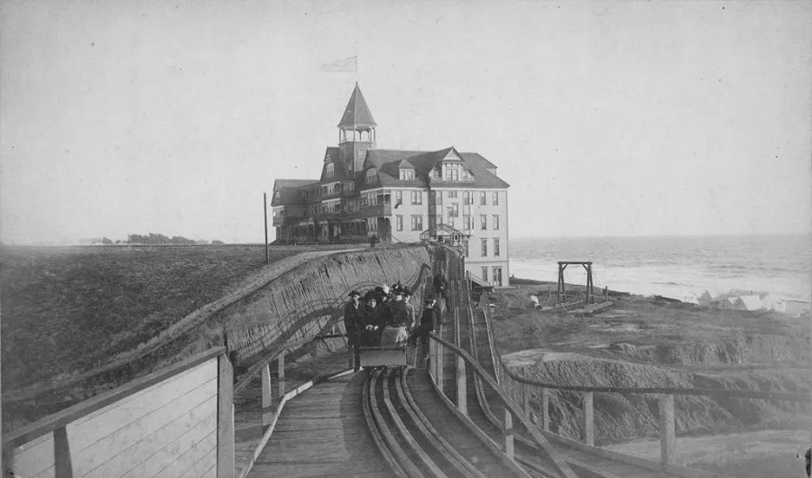 1880 Switchback Railway At The Hotel Arcadia, Santa Monica
