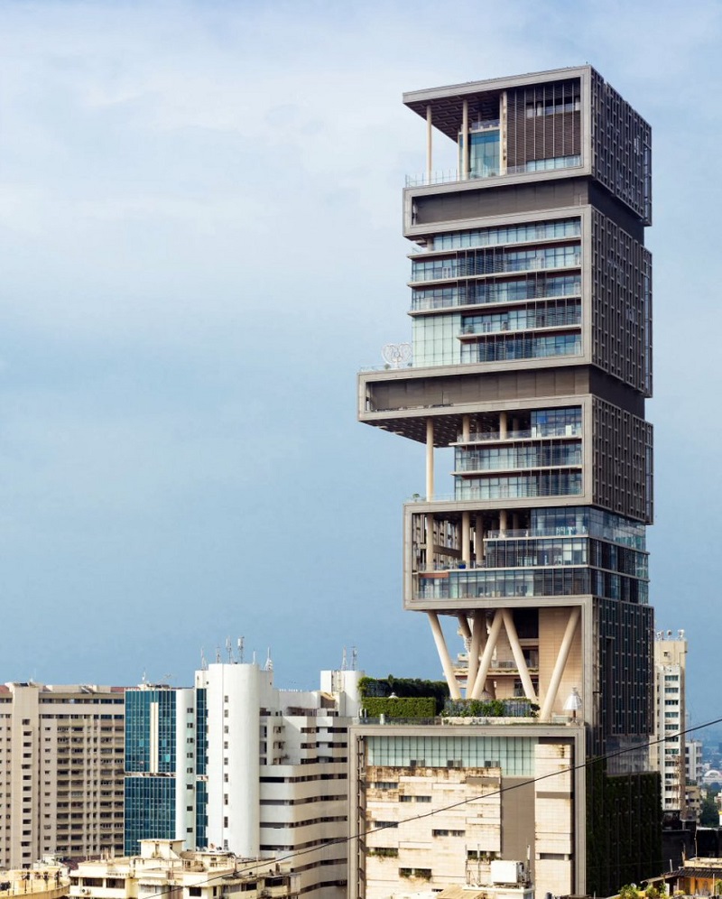 Antilia Mumbai In India By Perkins and Will & Hirsch Bedner Associates.