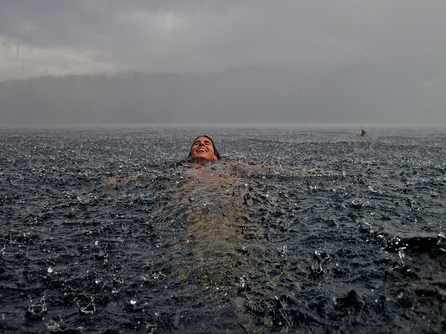 Swimming In The Rain | Photo Of The Day Winner National Geographic