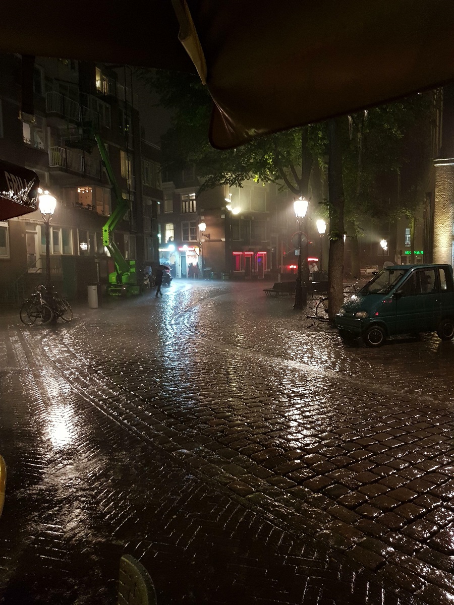 Rainy Night In Amsterdam