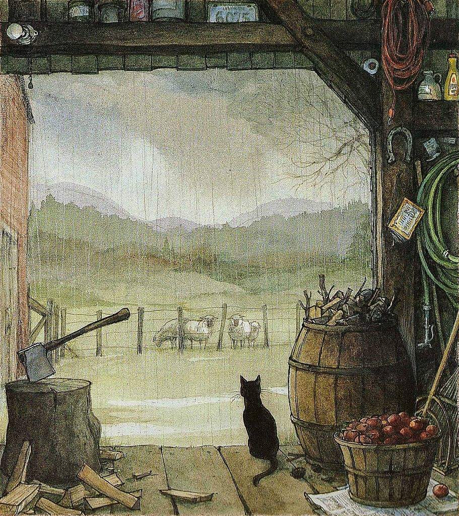 A Perfect Gray Day, Illustrated By Tina Schart Hyman (1939-2004)