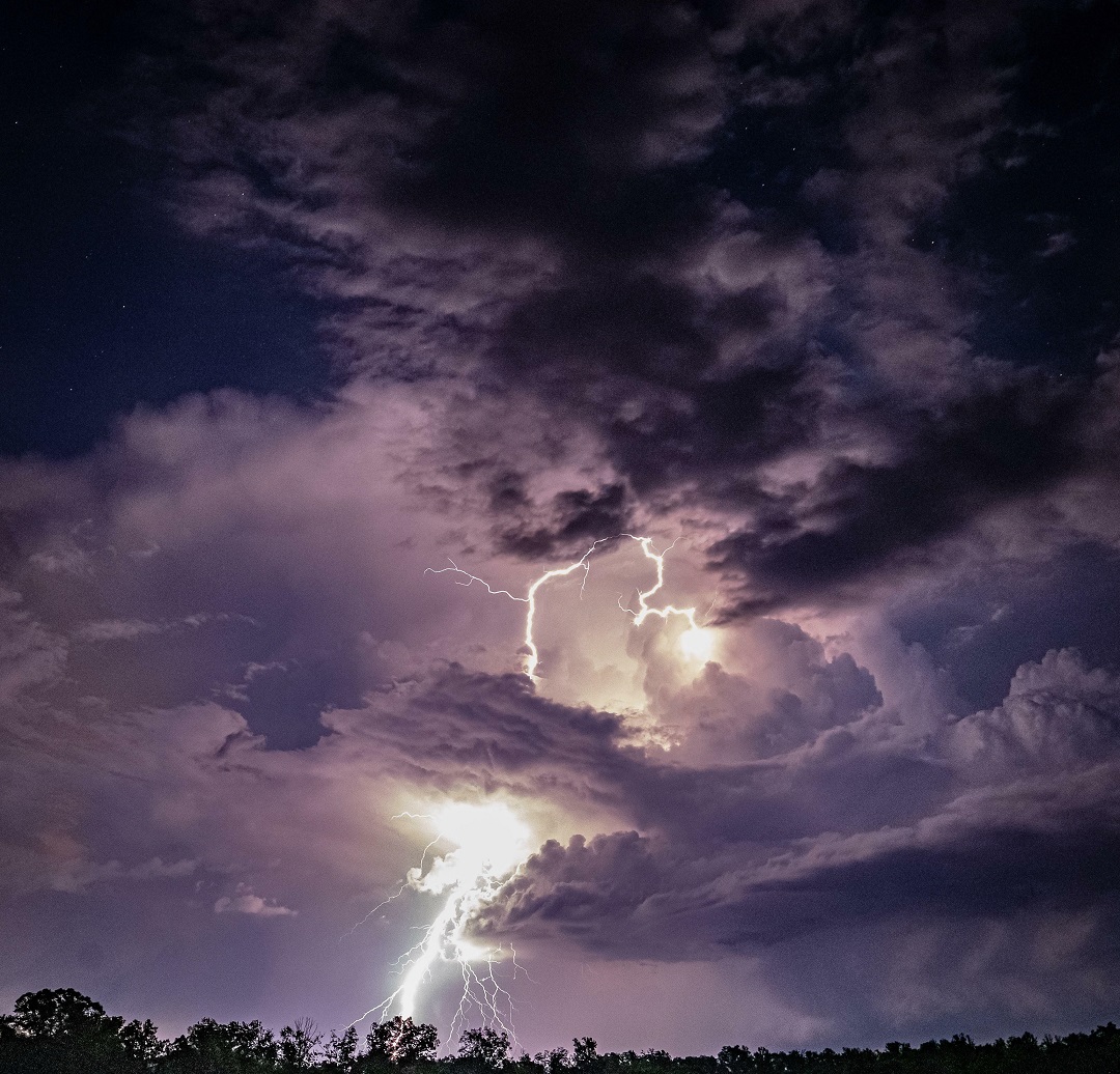 Backside Of A Storm In Powhatan, VA