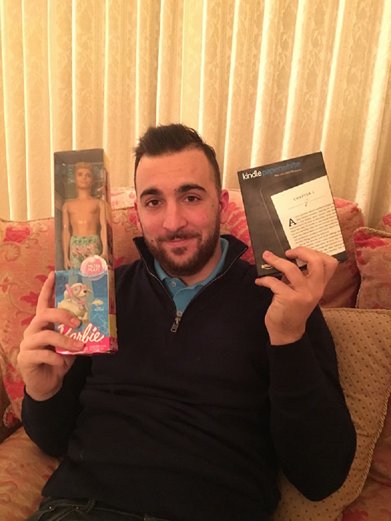 He Asked For A Kindle For Christmas. So, I Gave Him A Ken Doll... Then A Kindle