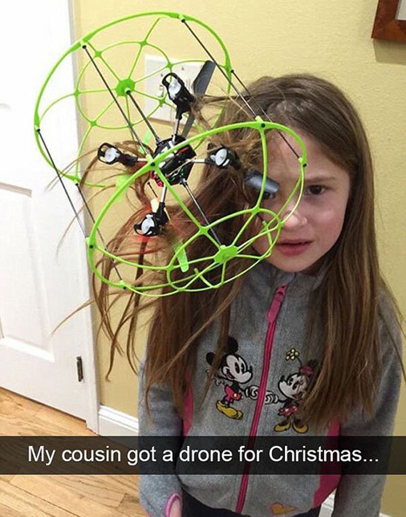 My Cousin Got A Drone For Christmas