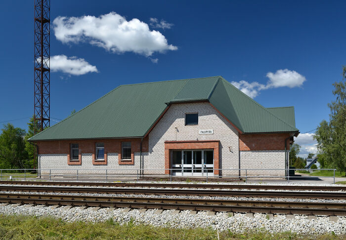 Railway Station In Estonia