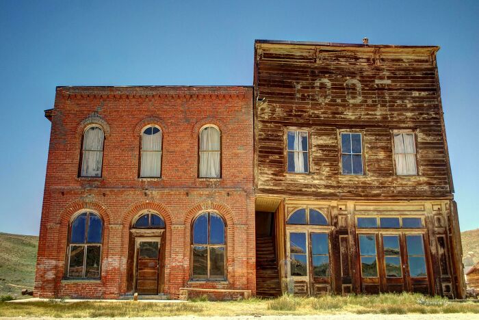 Building In Bodie, A Town In California