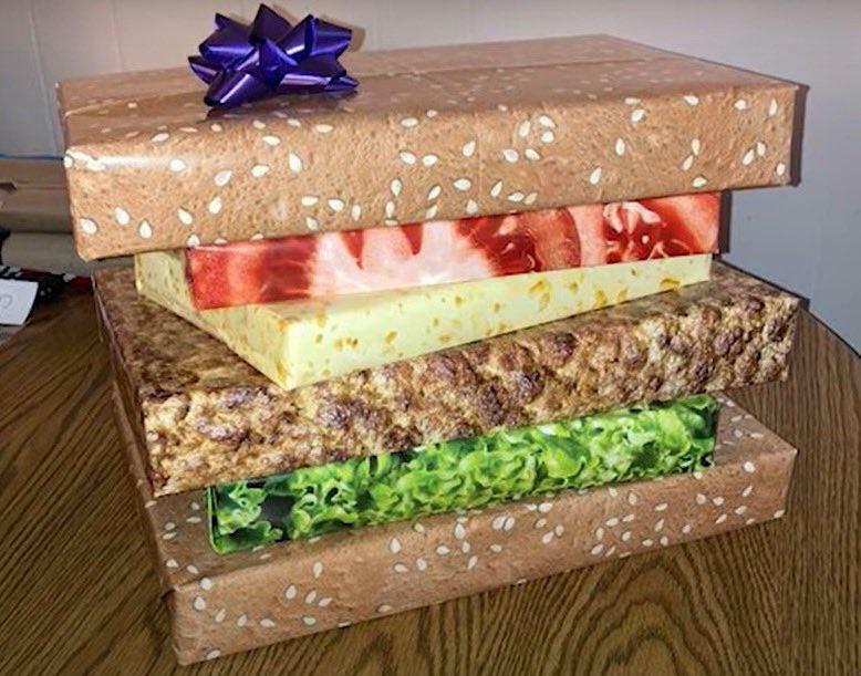 Sandwich-Style Wrapping Paper!