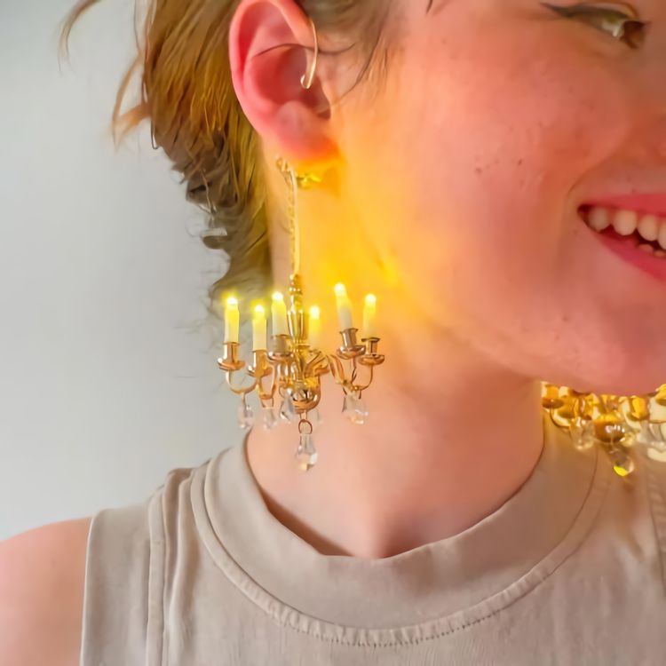 Why Not A Pair Of Illuminated Chandelier Earrings