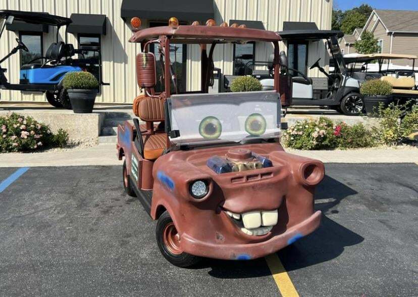 This Golf Cart A Local Dealership Is Trying To Sell…