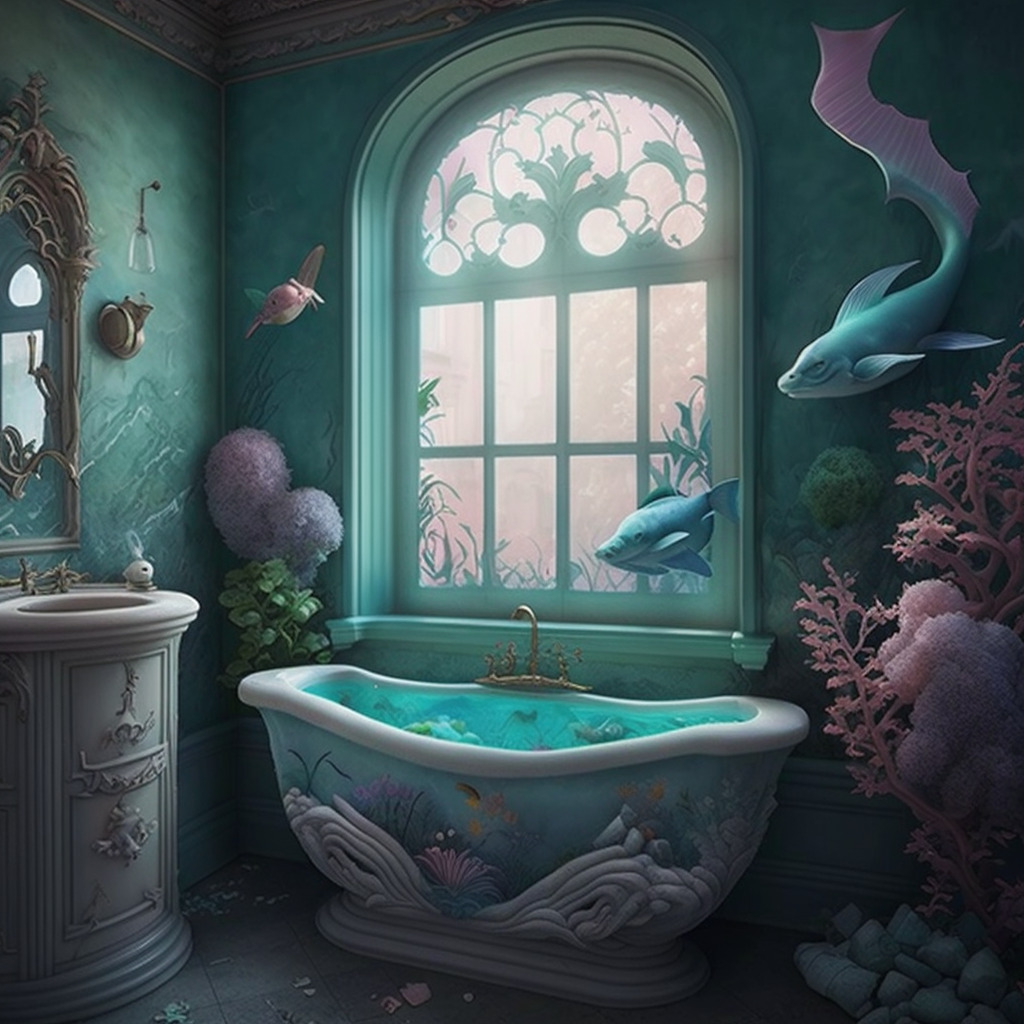 The Little Mermaid Bathroom