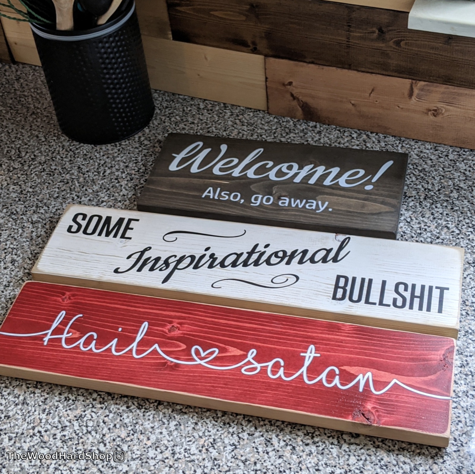 Some "Inspirational" Home Décor I Made. Just For Fun