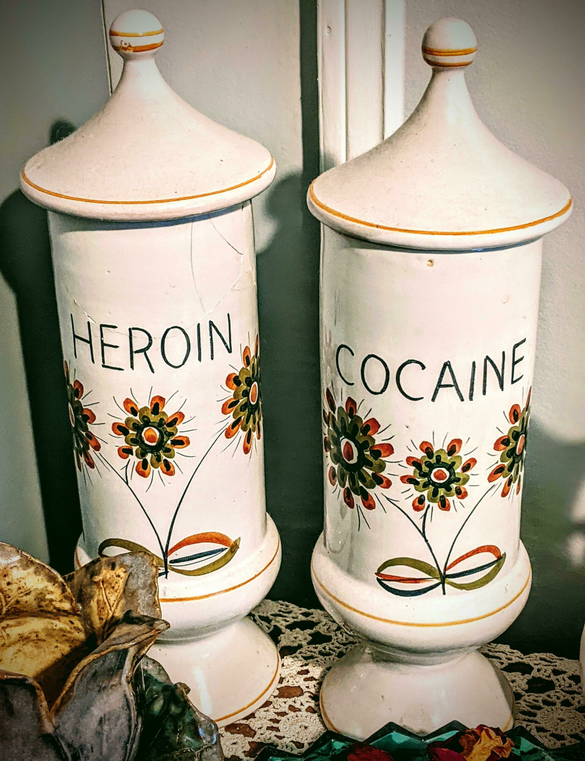 My Grandmother's Decorative "Spice Jars" From The 50's