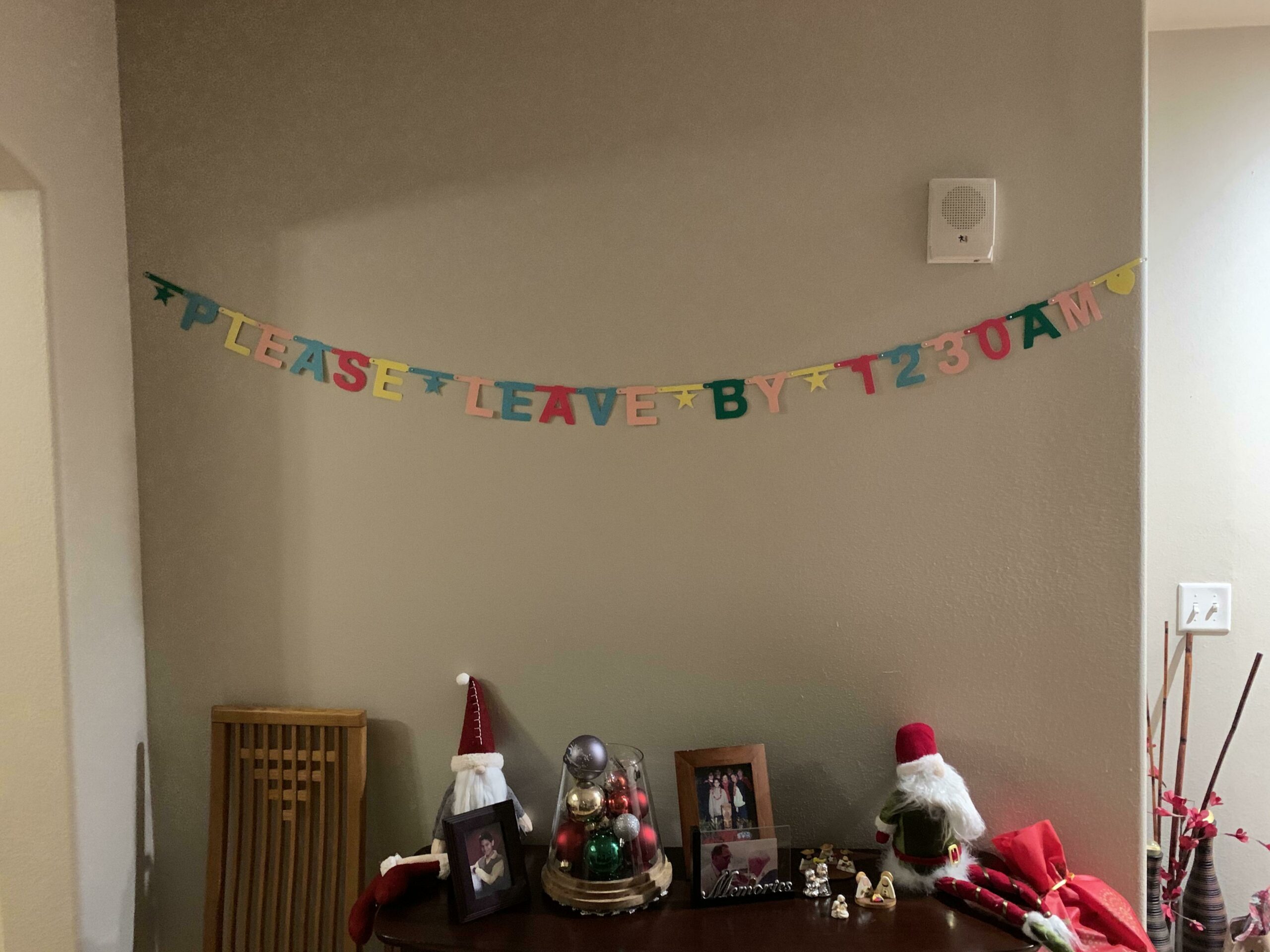 Mom Asked Me To Decorate For Our NYE Party
