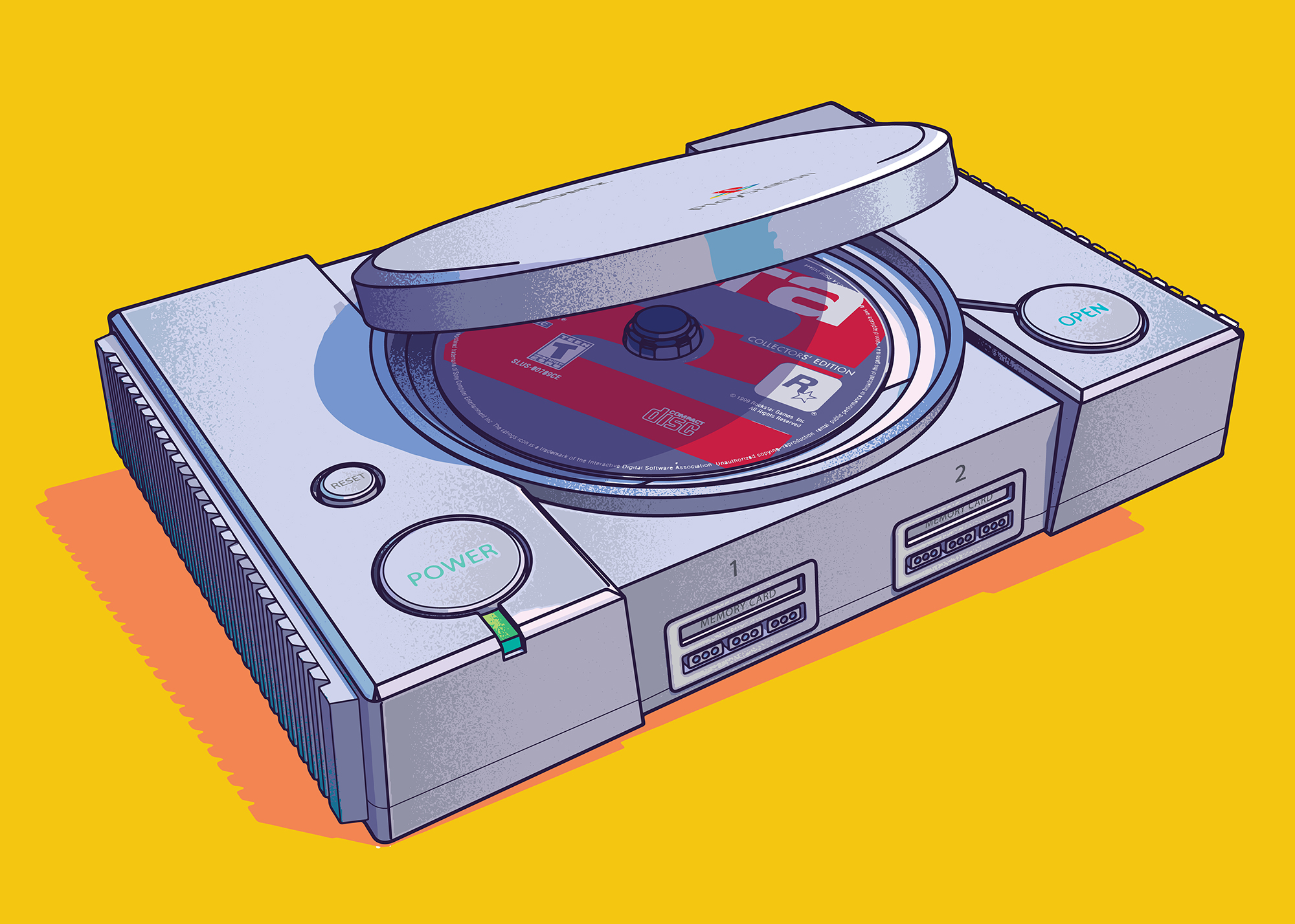 PlayStation From The 90s By Bert Musketon