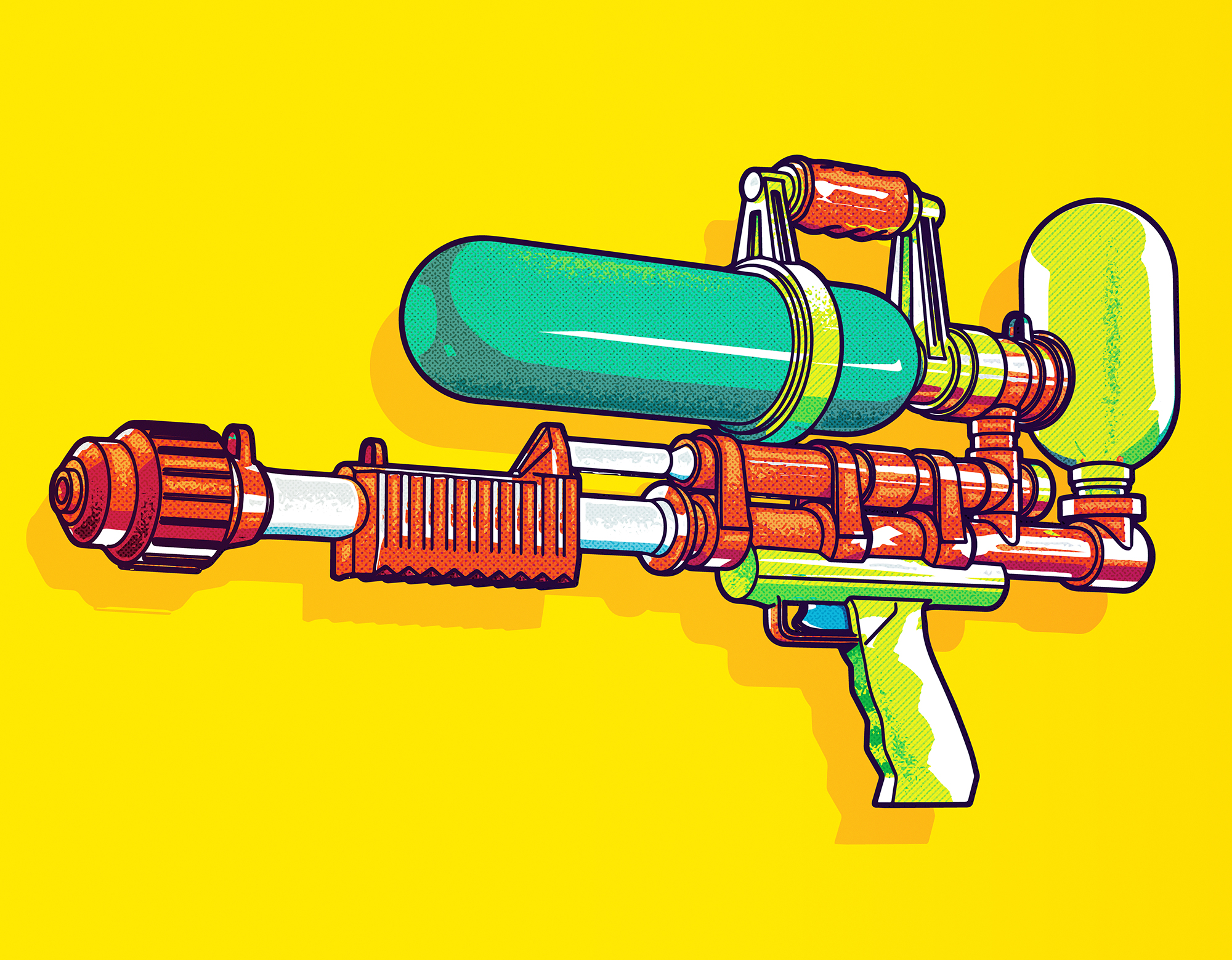 Super Soaker From The 90s By Bert Musketon