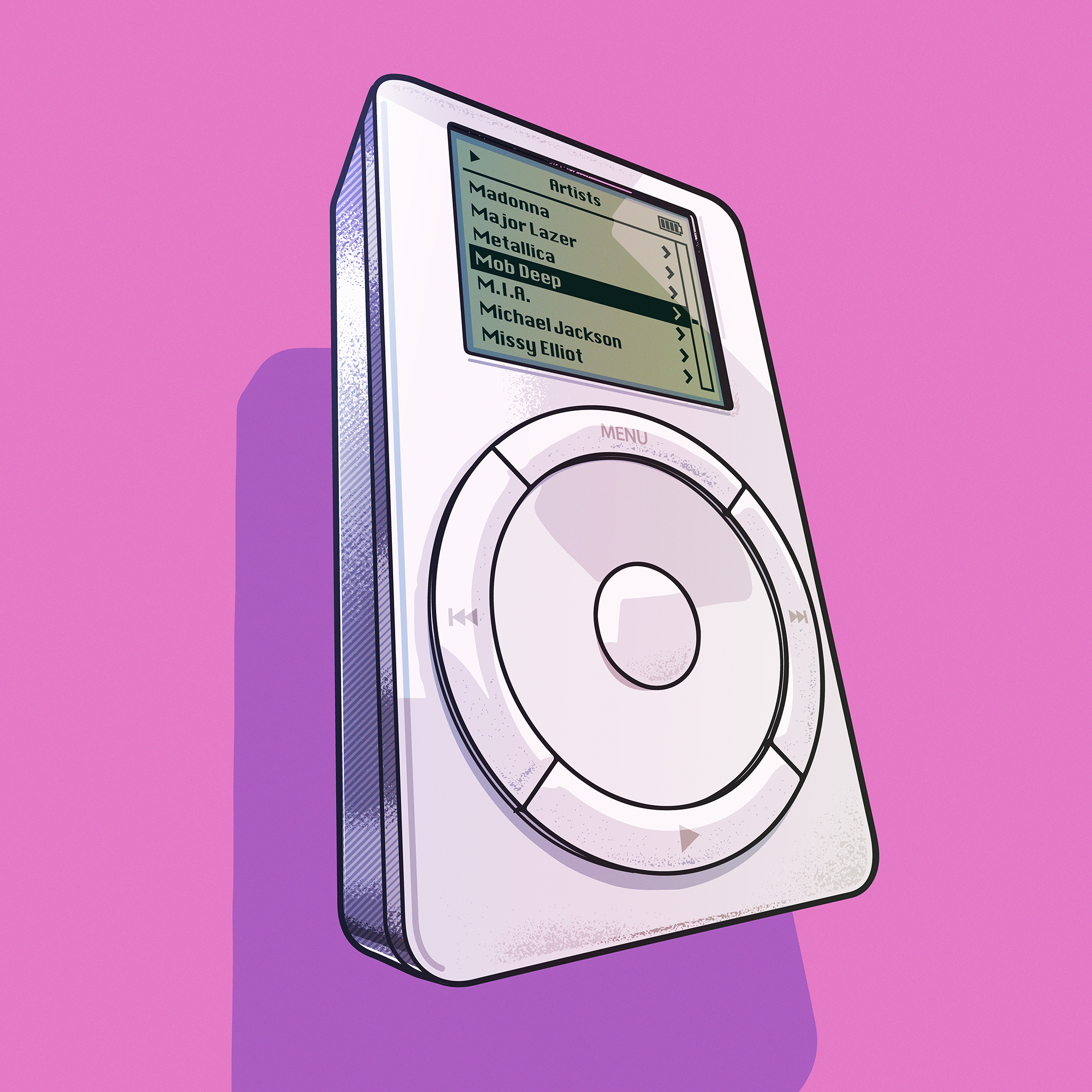 iPod Classic From The 90s By Bert Musketon