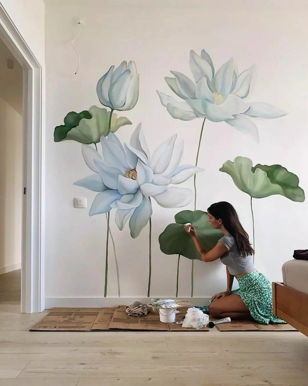 I'm In Love With This Stunning Wall Painting