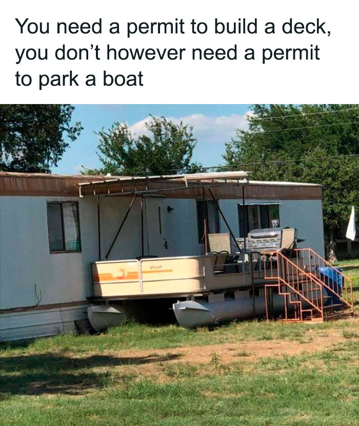 Fortunately, They Don't Have An Hoa To Answer To. The Ingenuity Is Next Level