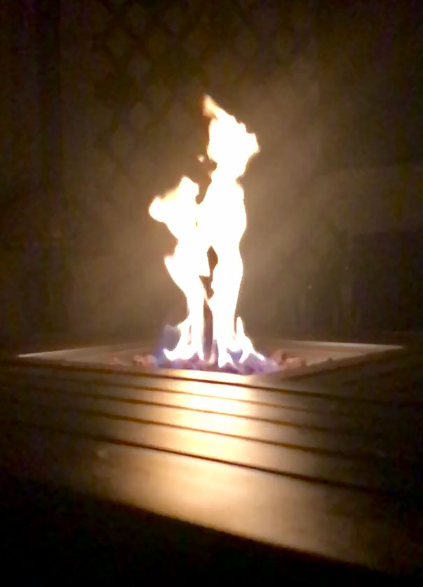I Took A Picture Of My Fire Pit Last Night And Caught Peter Pan And Tinkerbell