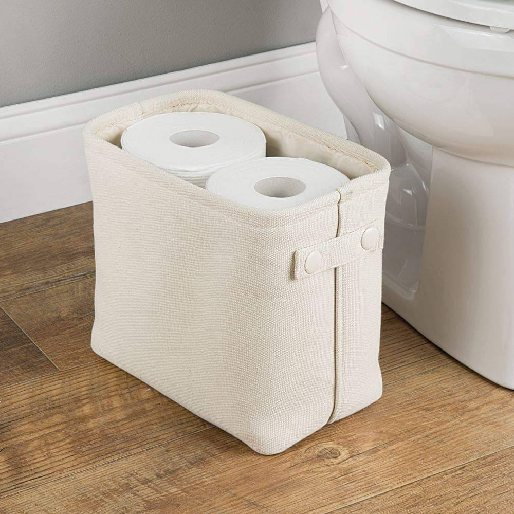 Multi-Use Cotton Bathroom Storage Basket