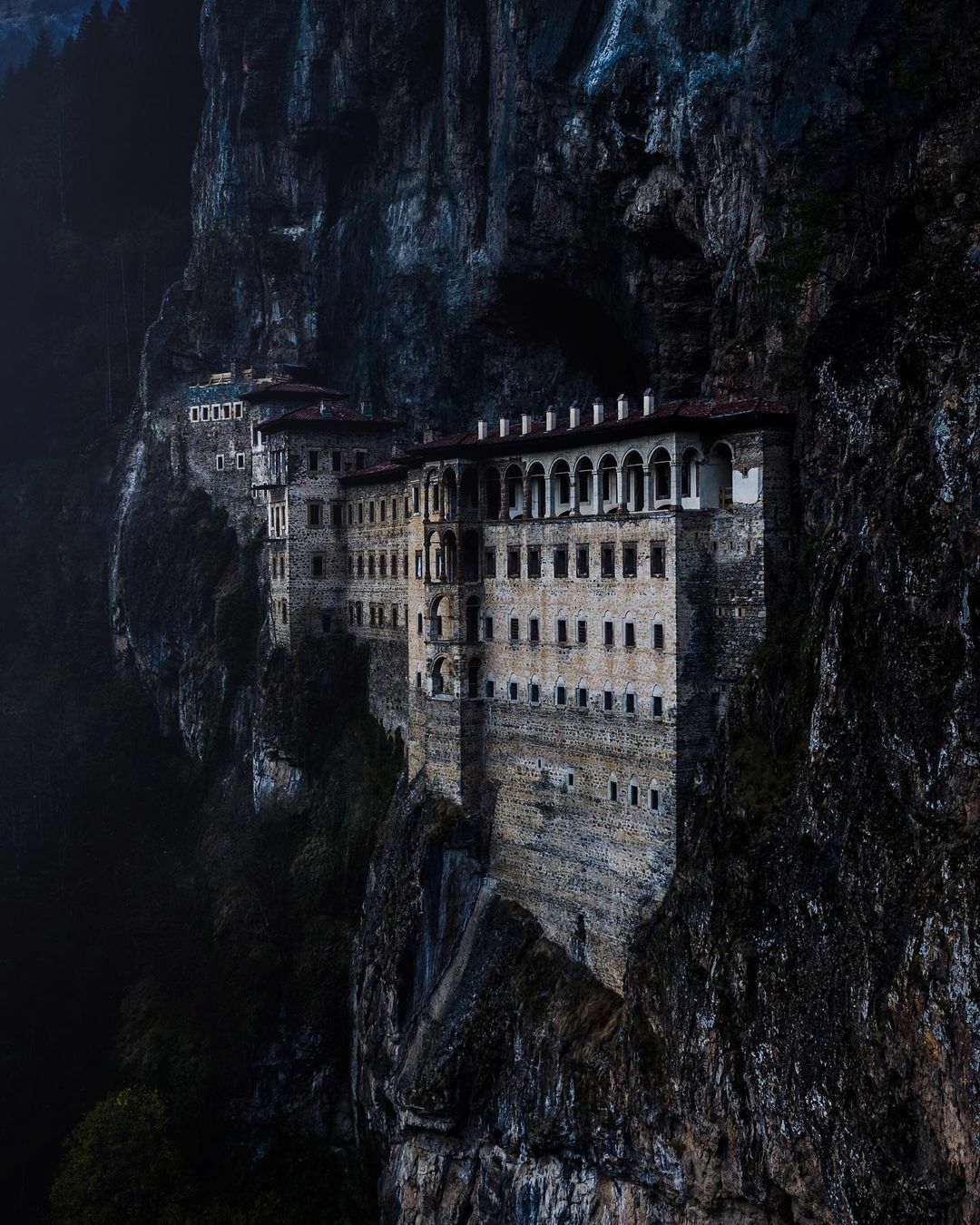 Sumela Monastery, A Greek Orthodox Monastery Originally Established Around Ad 386, Nestled In A Steep Cliff At An Altitude Of 1200 Meters, Trabzon Province, Turkey