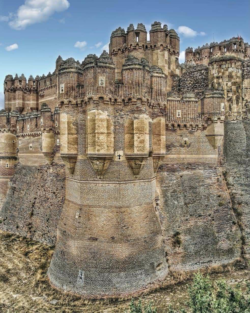 15th Century Castle Of Coca In Central Spain