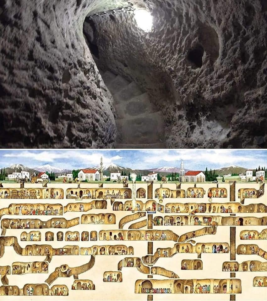 This Enormous Underground City That Once Housed 20,000 People Was Accidentally Discovered By A Man After Knocking Down A Wall In His Basement
