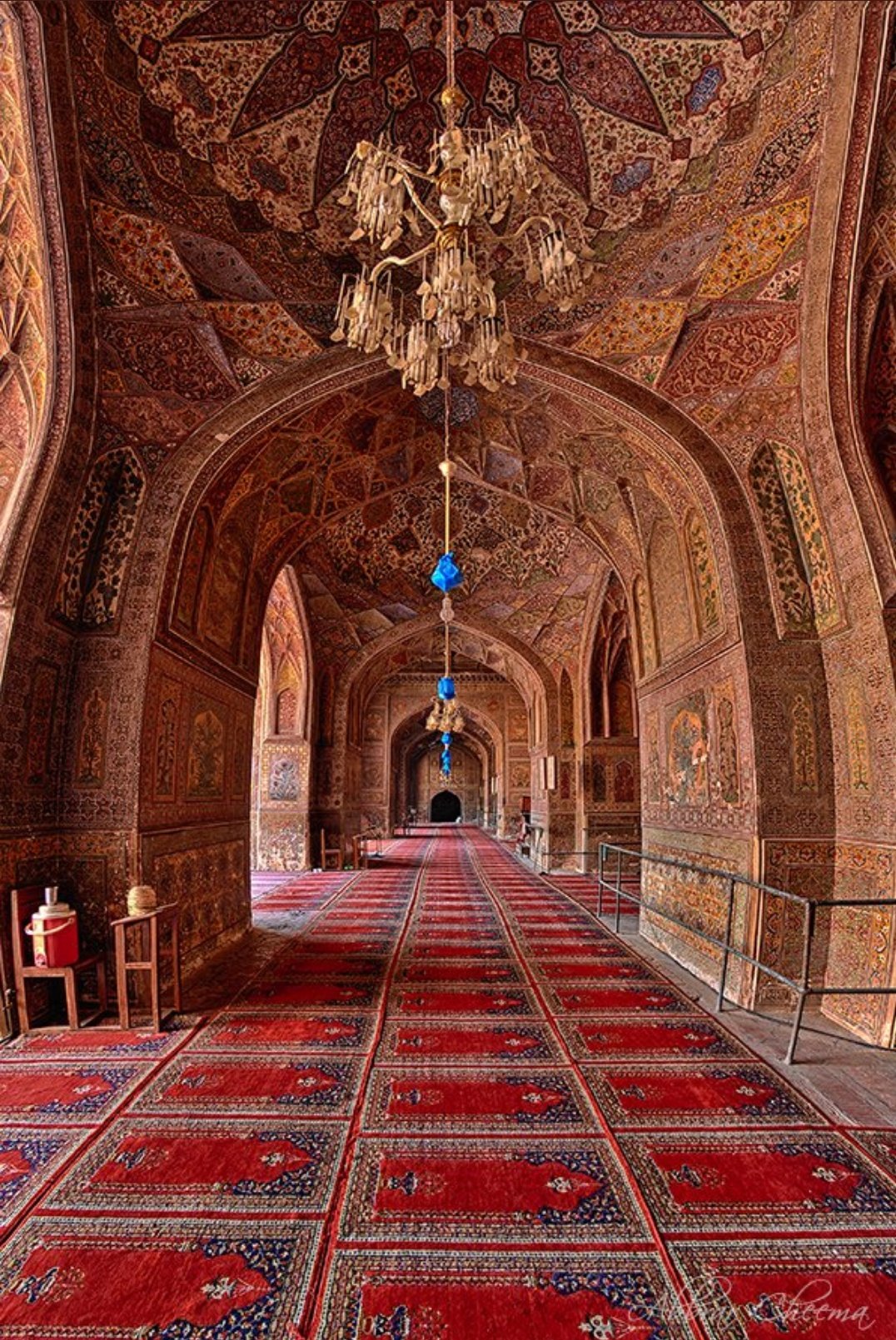 Wazir Khan Mosque (Masjid) In Lahore City Of Punjab Province