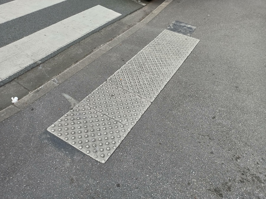 Bumpy Plates For Blind People, Everywhere In France, I Hope It's The Same For The Other Countries Too