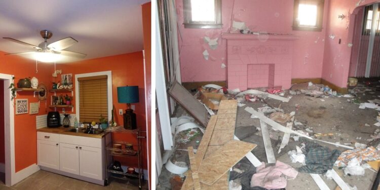 See The Dramatic Transformation Of A $2,700 'Trashed' Home By A Detroit Teacher