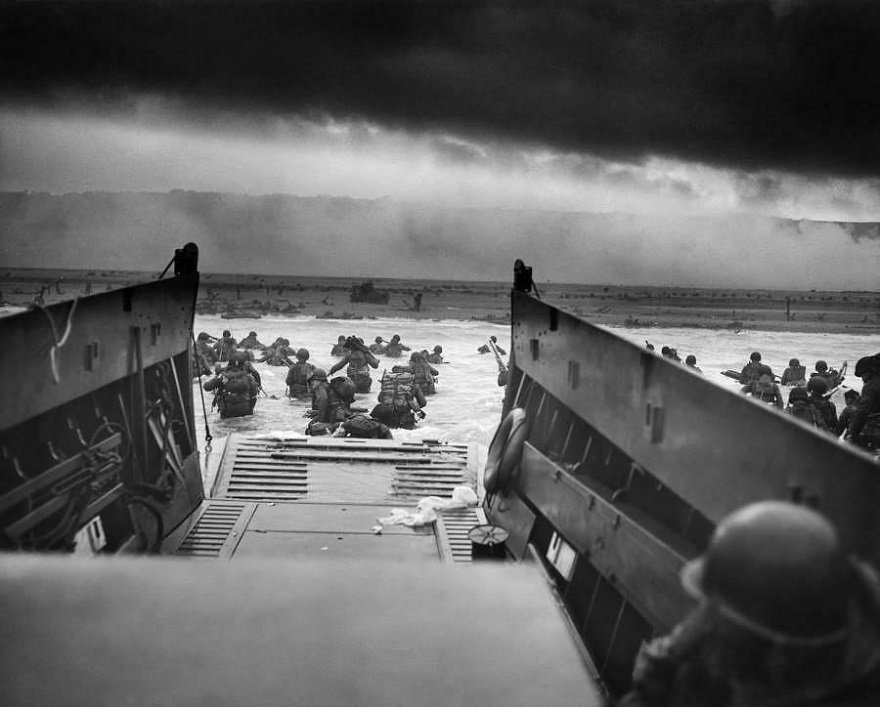 Perhaps One Of The Most Popular Photos Of D-Day, This Helps Show The Brutality The Allied Forces Had To Endure