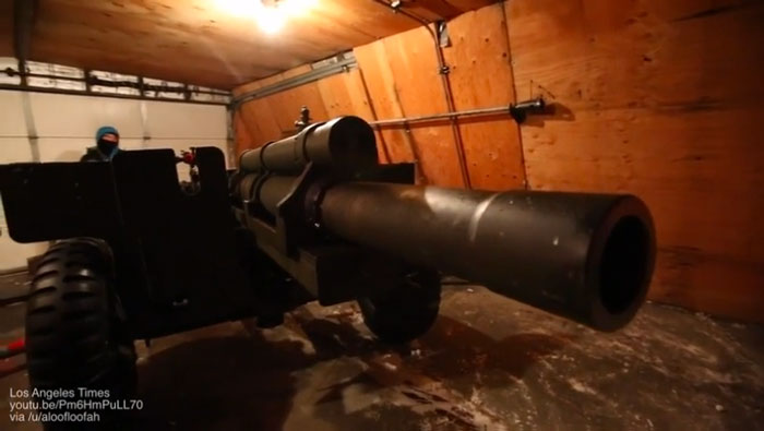 Howitzer, 105mm Artillery Gun, Used By Ski Patrol To Clear Avalanche Hazards