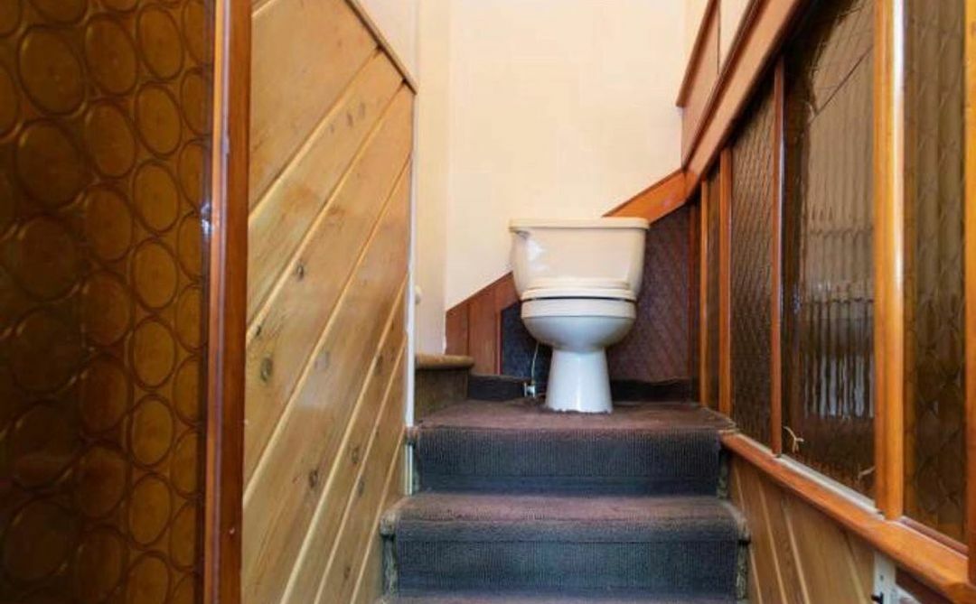 Emergency Toilet For When The Taco Bell Hits On The Stairs