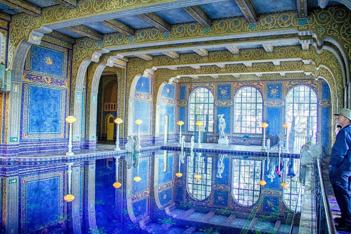 The Roman Pool Architecture At Hearst Castle