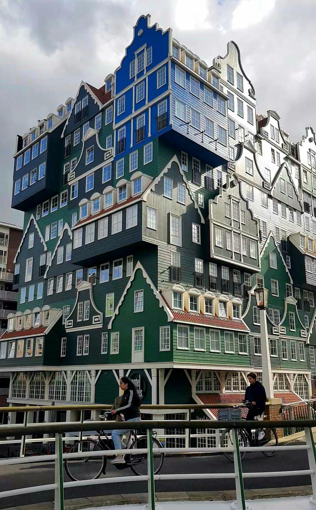 Stacked Hotel In Zaandam, The Netherlands