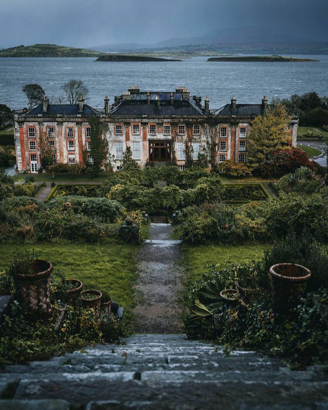 The 18th Century Bantry House Overlooking Bantry Bay, County Cork, Ireland