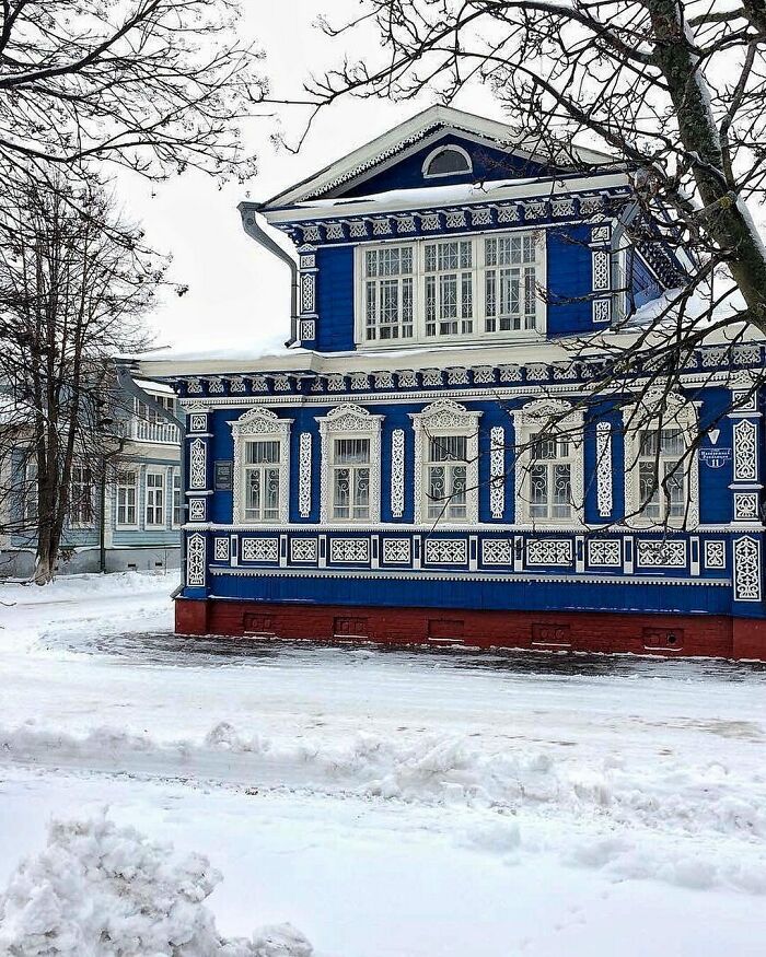 Stunning Old Houses In Gorodets, Russia