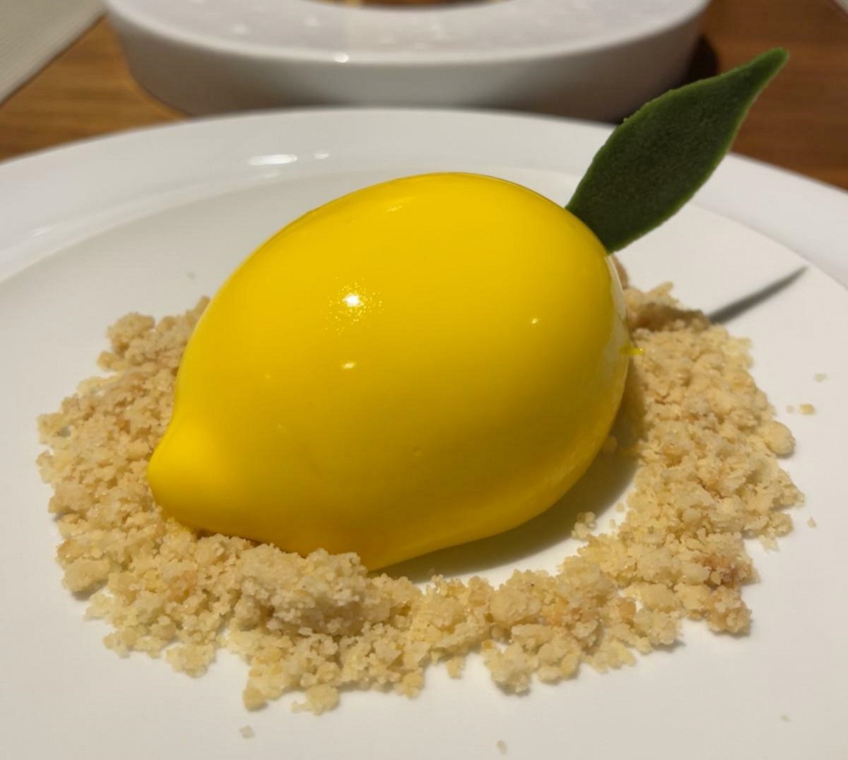 Lemon Custard Dessert Called "Not A Lemon" In Duoro Valley, Portugal