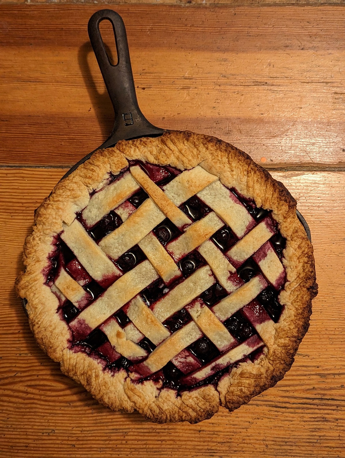 My First Time Making Blueberry Pie