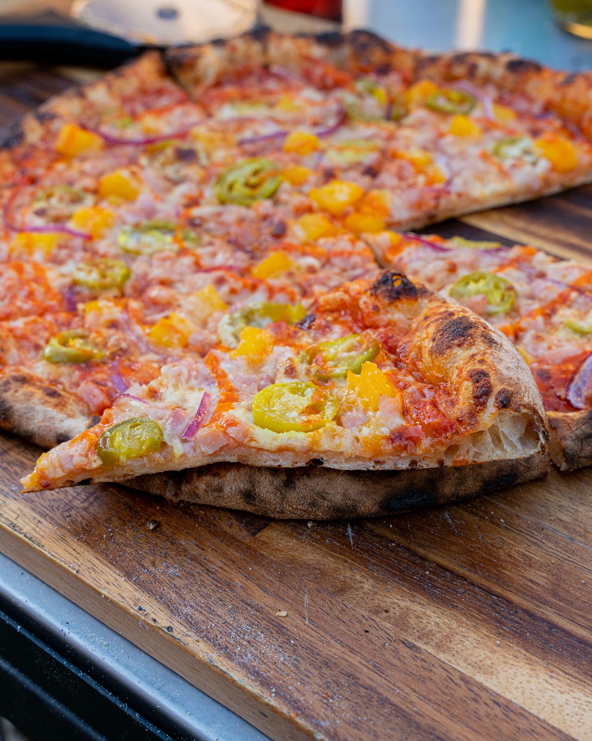 [oc] Would You Try A Sweet And Spicy Sourdough Pizza With Mangos?
