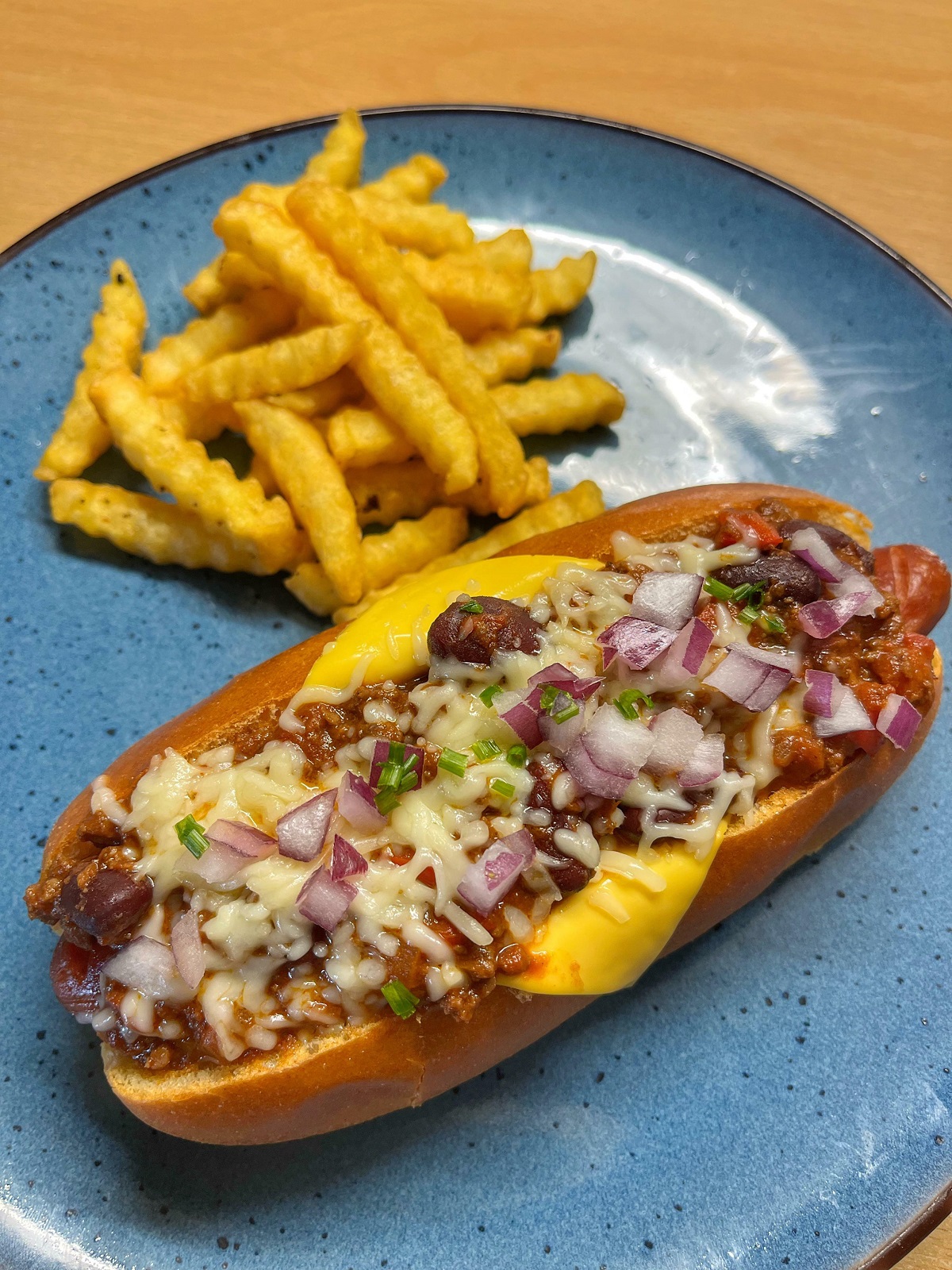 I Made My BF His First Chili Cheese Dog