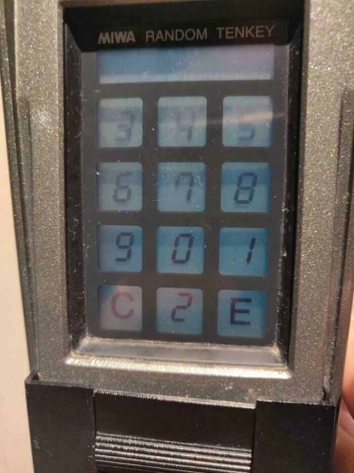 This Keypad Randomizes The Numbers Every Time So Someone Doesn't Figure Out The Password From The Hand Movements
