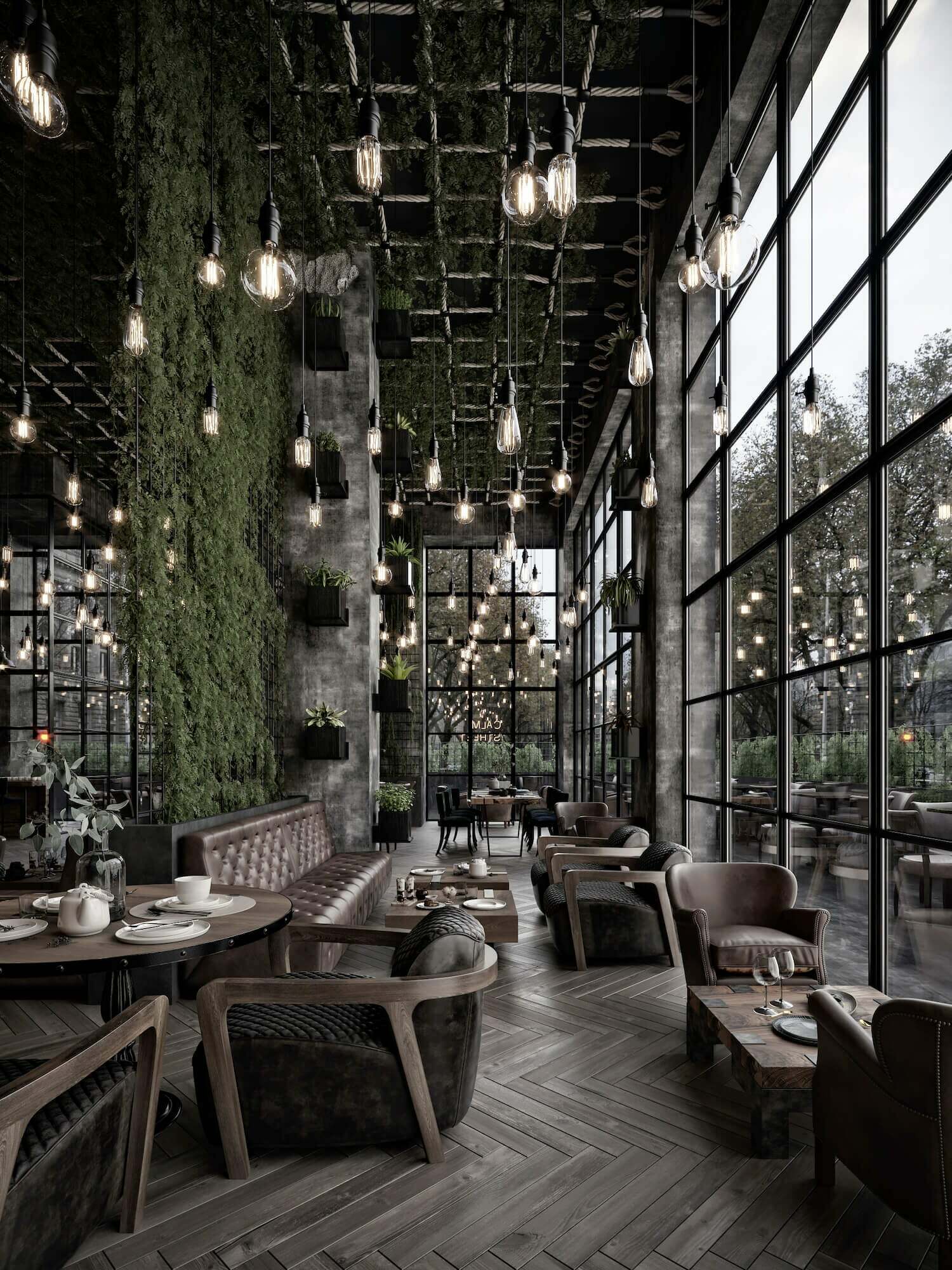Calm Street Cafe In Doha, Qatar, By M.serhat Sezgin And Zebrano Furniture