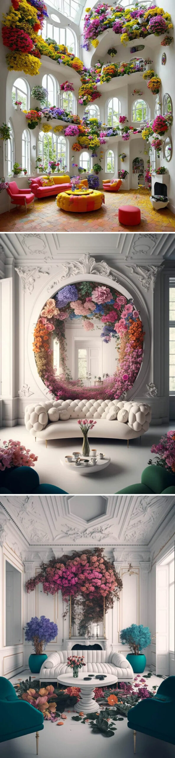 Floral Interiors By Hassan Ragab