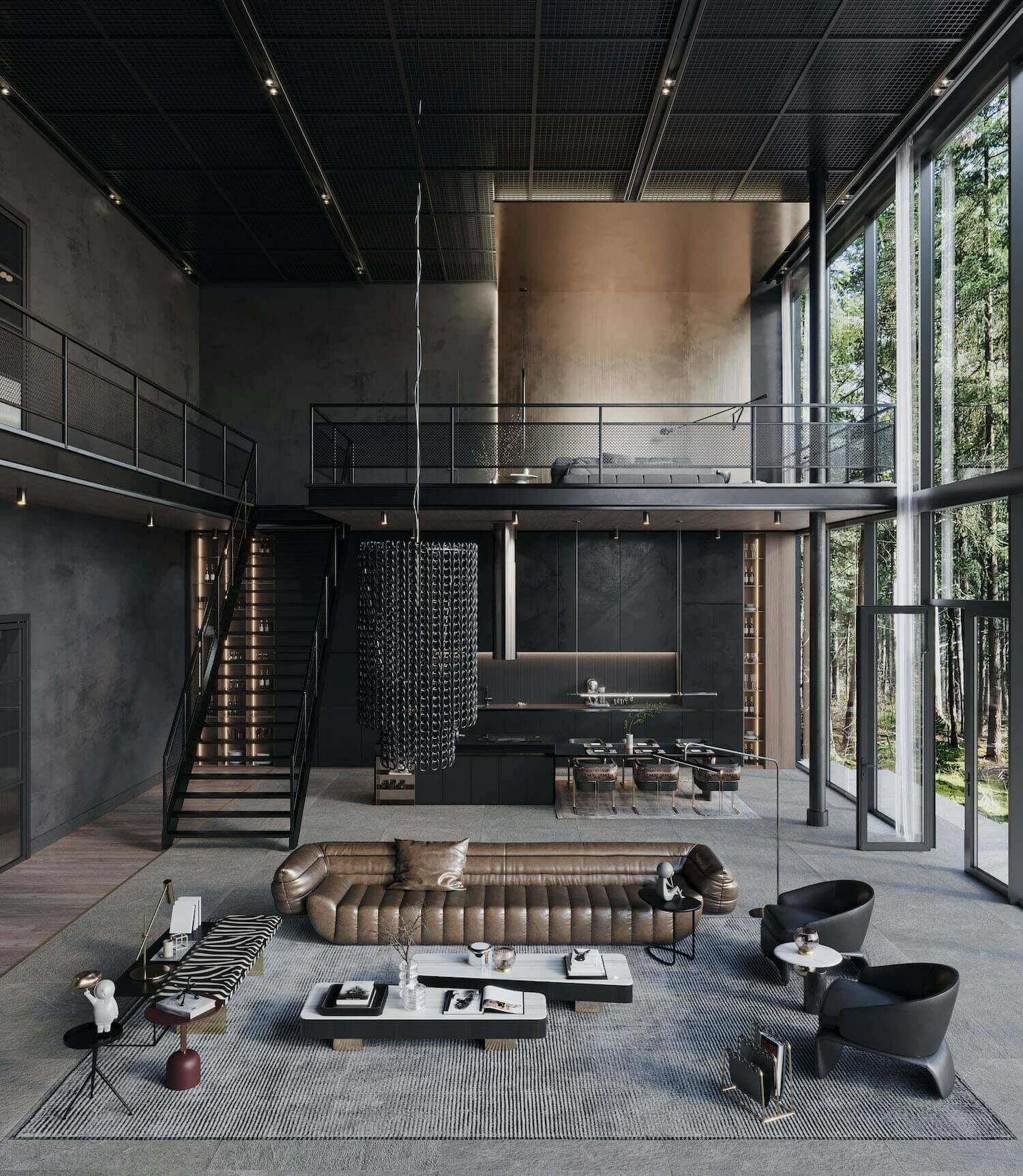 Modern Loft In The Woods, Australia By Sarah Habib Designs