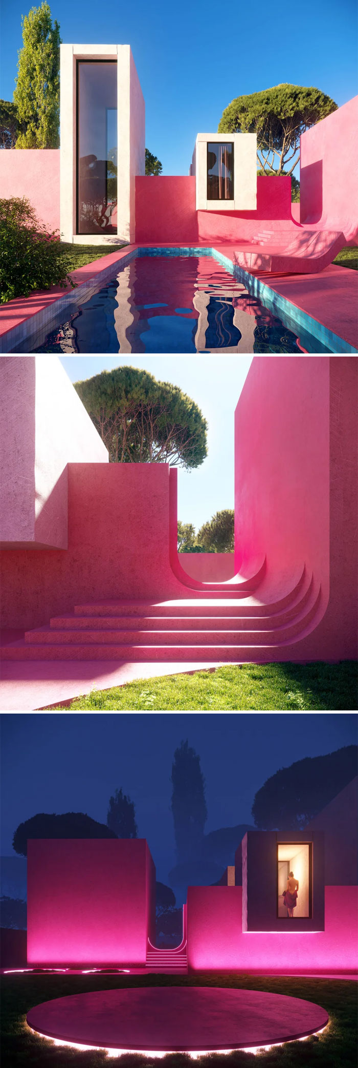 Pink Pavilion, Los Angeles, California By Davit & Mary Jilavyan / Lemeal Studio
