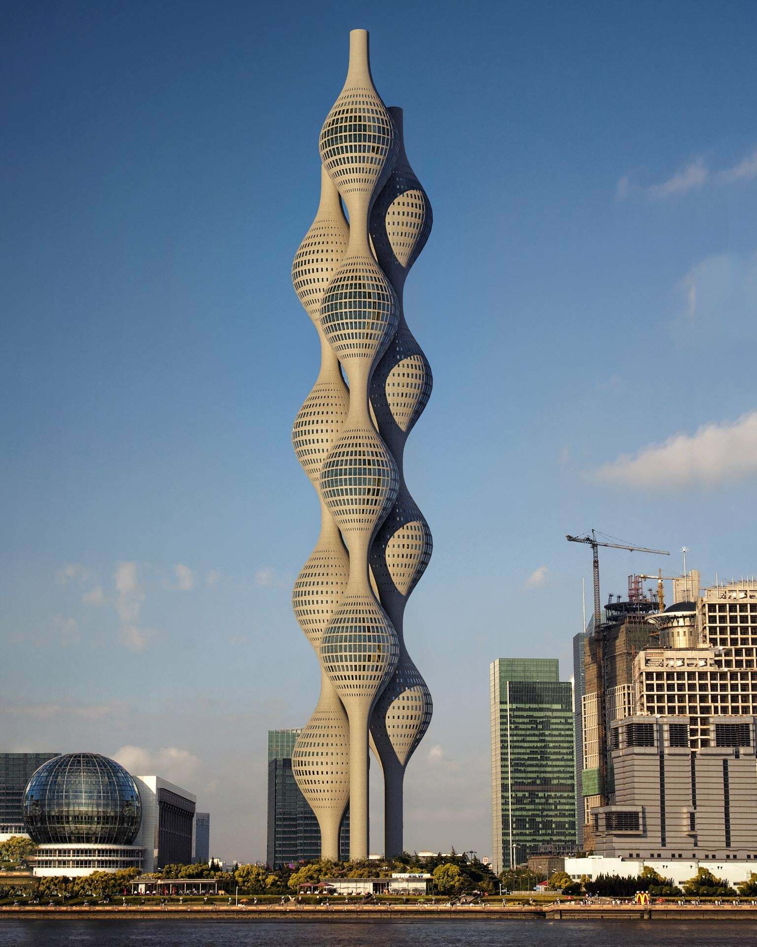 Ternary Tower In Shanghai, China By Hayri Atak Architectural Design Studio (Haads)