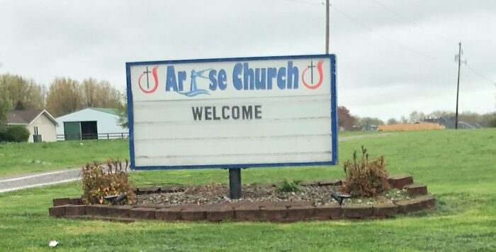 This Church Near My House Should Probably Rethink Their Logo