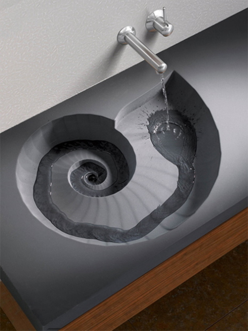 This Nautilus Shell Themed Sink